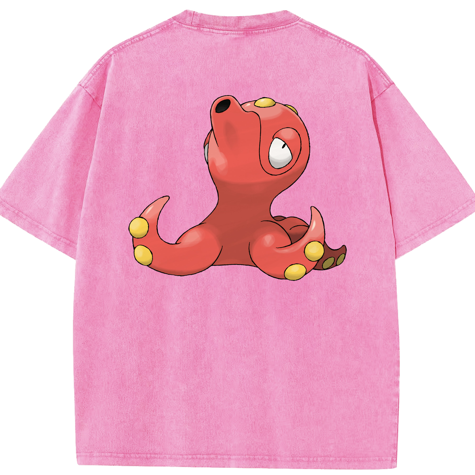 （画像用） ポケットモンスター Pokémon 綿100% ヴィンテージ風 半袖Tシャツ（背面プリント）
